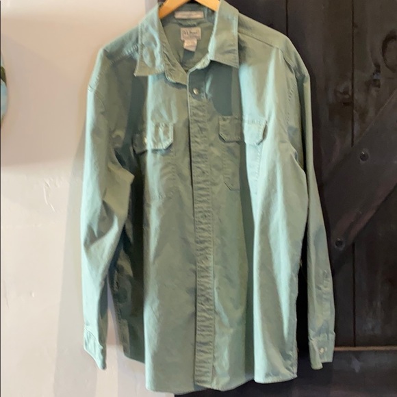 L.L. Bean Other - LL Bean long sleeve thick cotton shirt XL -regular